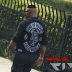 Sons of Anarchy MC vest [ President and Member vest ] MP Fivem/SP v2