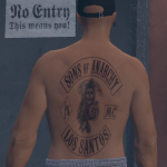 Sons of Anarchy tattoo for MP Male/Female