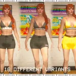 Sport top and short for MP Female