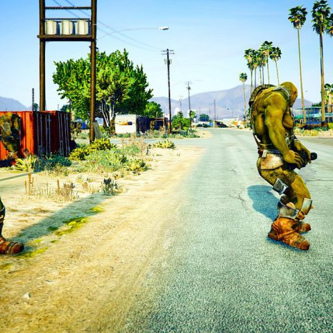 Super Mutant Fallout New Vegas [Add-On Ped] – GTA 5 mod