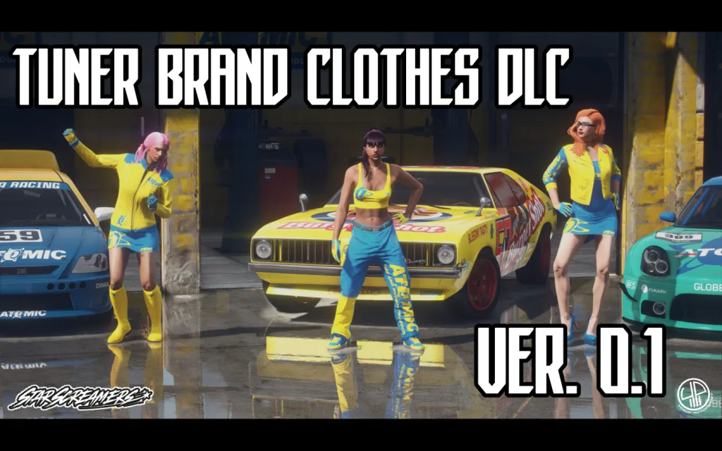 Tuner Brand Clothes, MP Female [DLC Pack] 0.1