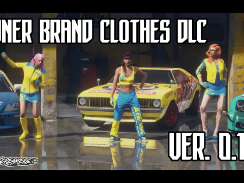 Tuner Brand Clothes, MP Female [DLC Pack] 0.1