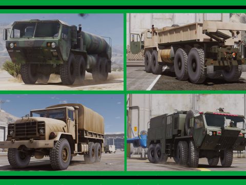 US Vehicles Military: Transport & Support [Add-On] Pack 1.0