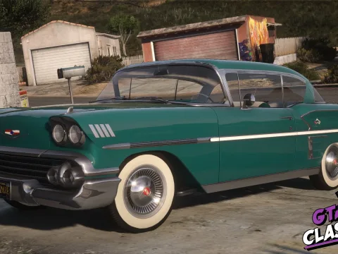 1958 Chevrolet Bel Air Impala Pack [Add-On | Template | Extras | LODs] 1.0