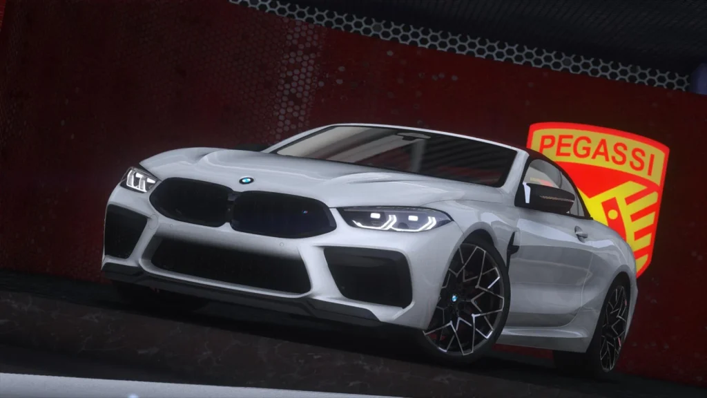 2021 BMW M8 F91 Competition Convertible [Animated Roof] [Add-On] 2.0 Only GTAV plate