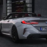2021 BMW M8 F91 Competition Convertible [Animated Roof] [Add-On] 2.0 Only GTAV plate