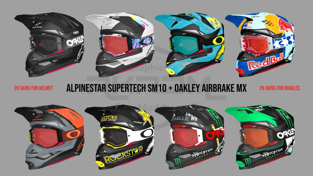 Alpinestar Supertech SM10 + Oakley Airbrake MX 1.0