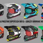 Alpinestar Supertech SM10 + Oakley Airbrake MX 1.0