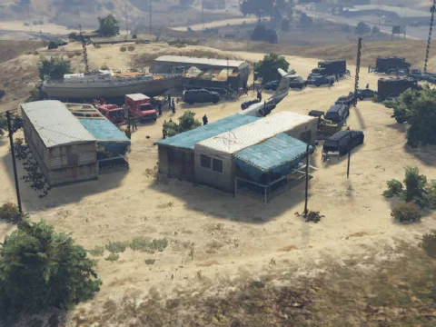 Crashed plane in the desert 2.0