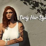 Curly Hair For MP Female ( V.1 & V.2) 1.0