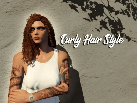 Curly Hair For MP Female ( V.1 & V.2) 1.0