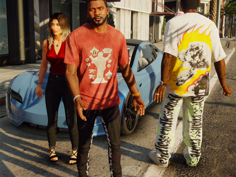 Franklin Denim Tears T Shirt Texture Pack V1.0