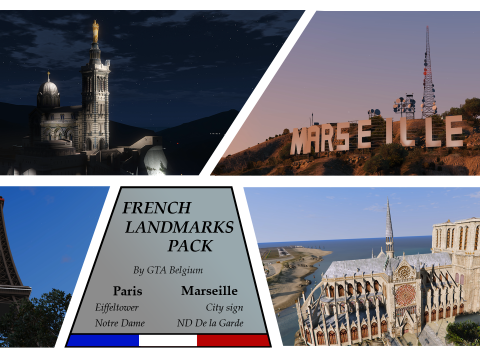French Landmarks Pack 1.0