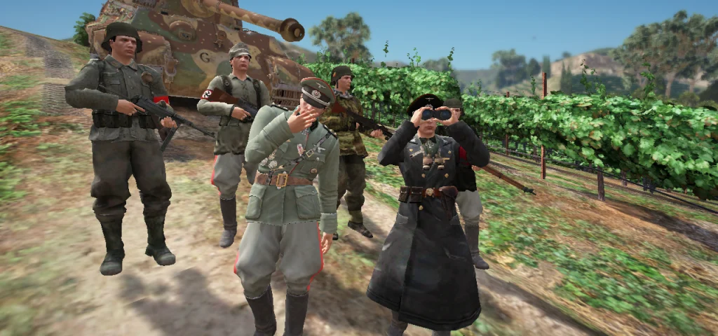 German WWII Army outfits for MP Male