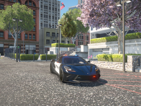 Invetero Coquette D10 Police SE [Add-On | FiveM | SP | Livery] 1.1
