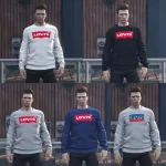 Levi Clothing Pack for MP Male 1.0