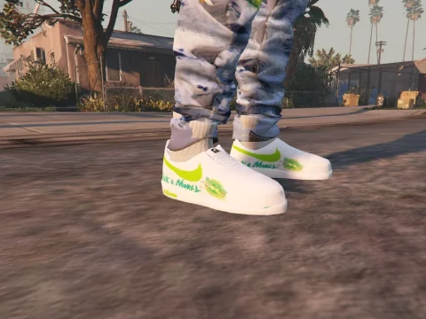 LowTop Nike Air force 1s (Rick and Morty) v1.0