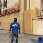 Manny Pacquiao Nike Blue Tshirt with arm tattoos 1.0