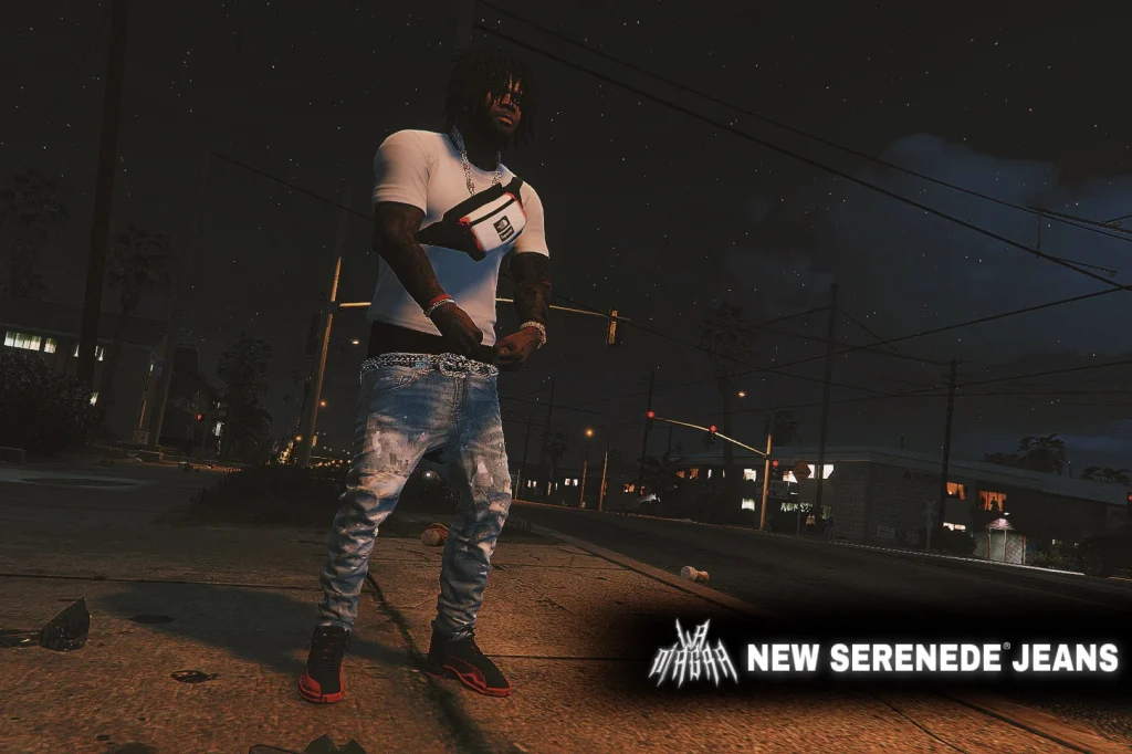 New serenede Sagged Jeans for Franklin 1.0 