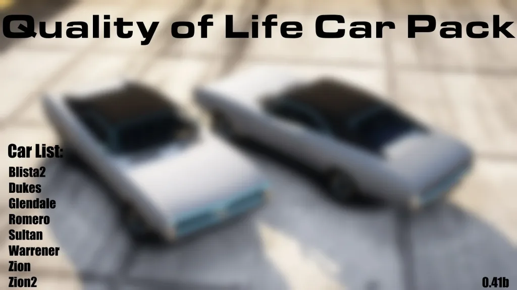 Quality of Life Car Pack [Replace] [FINAL]