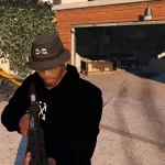 Quiet OFF-WHITE. (Shorts, sweatshirt, bucket) 1