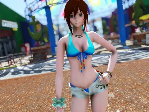 Reimi Saionji Star Ocean Summer Bikini [Add-On Ped] 1.0