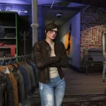 Retextured Leather Jacket for MP Female 1.0