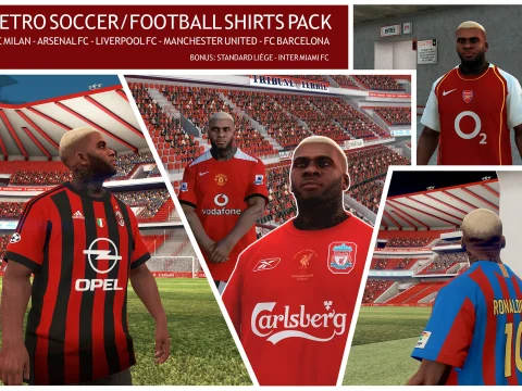 Retro Soccer/Football Shirts Pack - Franklin 1.0