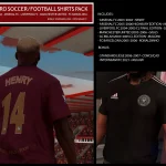 Retro Soccer/Football Shirts Pack - Franklin 1.0
