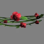 Roses choker necklace for MP Female 1.0