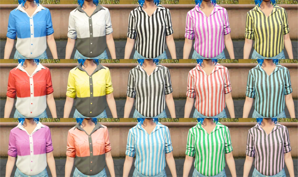 Fitted Shirt for MP Female [MP / FiveM] 
