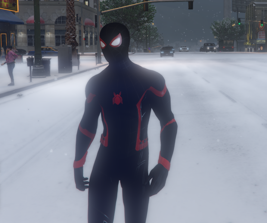 Spider-Man MCU Miles Moralex Retexture  – GTA 5 mod