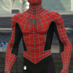 Spider-Man Raimi PS4 Red and Black suit retexture
