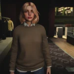 Sweater with Collared Shirt for MP Female 1.0