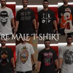 T-Shirt MP Male Texture Pack