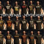 T-Shirt MP Male Texture Pack