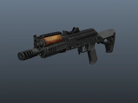 Tactical AKS74-U from EFT [Animated] 1.0