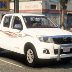 Toyota Hilux 2012-2015 Crew Cab GLX [Add-On / Replace / FiveM / Unlocked] 1.0