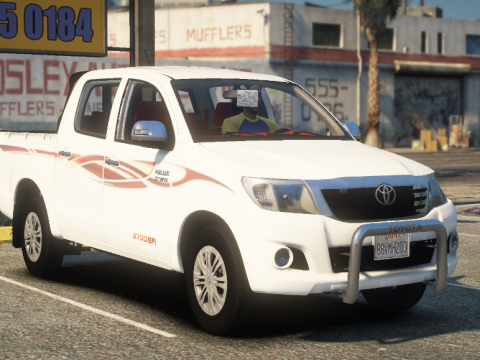Toyota Hilux 2012-2015 Crew Cab GLX [Add-On / Replace / FiveM / Unlocked] 1.0