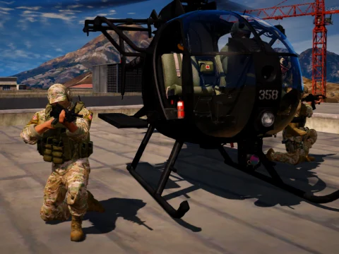 US army special forces Crye precision camo (USMC retexture) 3
