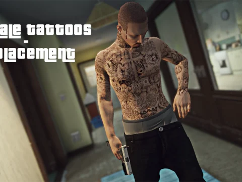 Upper Body Tattoo Replacements for MP Male - [SP / FiveM] 1.0