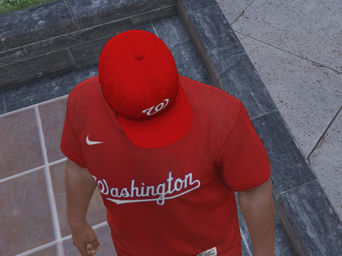 Washington Nationals Cap and T-Shirt 1.1