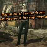 Mona Sax' jeans from Max Payne 3 for MP Female