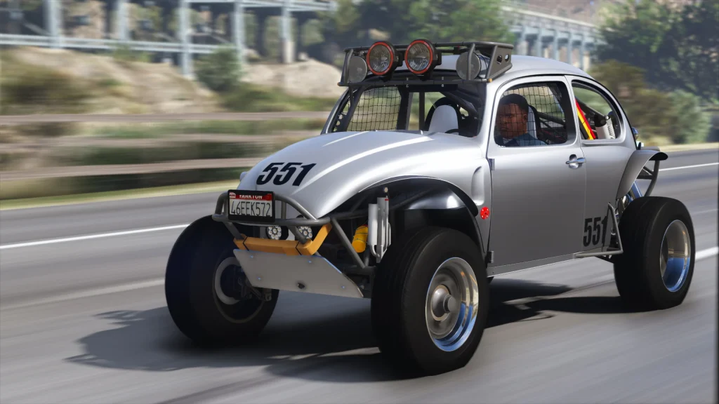 1969 Volkswagen Class 5 /1600 Baja Bug [Add-On | Template | LODs | Extras | (rendering) | Animated Engine] 1.0a