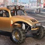 1969 Volkswagen Class 5 /1600 Baja Bug [Add-On | Template | LODs | Extras | (rendering) | Animated Engine] 1.0a
