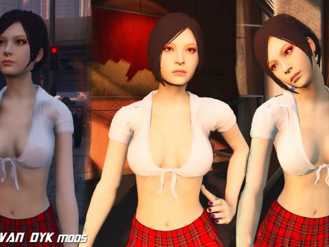 Ada Wong School (Hair Default) [Add-On Ped] 1.0