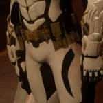 Batman Arkham Knight v8 Suit White Gold and Black Recolor 1.0