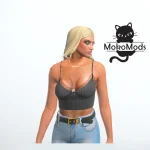 Cross lace tank for MP Female 1.0