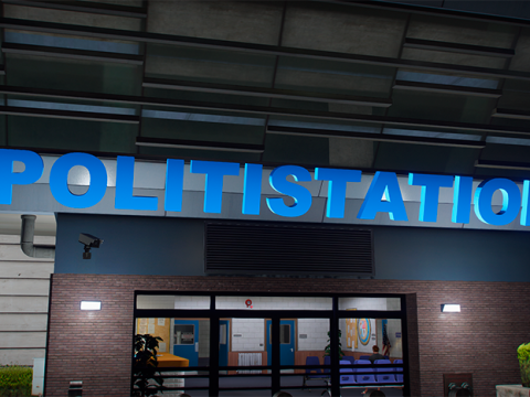 AD Danish Policestation Sign | MRPD [YMAP] 1.0