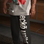 Franklin Face and Hand Tattoos